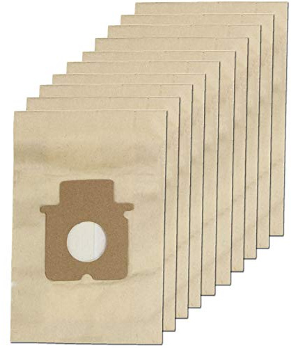 SPARES2GO Dust Bags compatible with Panasonic Vacuum Cleaner (Pack of 10)