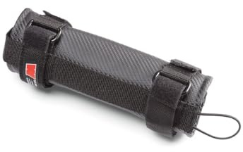 WARN Soporte para extintor de incendios con barra antivuelco de, equipado con material elástico, resistente a los elementos y rayos UV, perfecto para camiones, Jeeps, SUV o laterales, negro