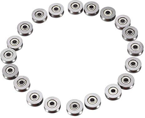 20 stücke V623ZZ V Nut Umlenkrolle Kugellager Riemenscheibe aus Karbonstahl Riemenscheibe 3x12x4mm