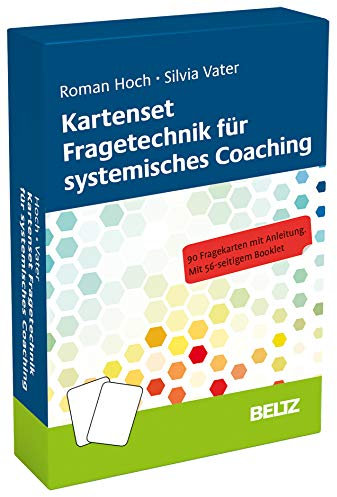 Kartenset Fragetechnik für systemisches Coaching: 90 Fragekarten mit Anleitung. Mit 56-seitigem Booklet (Coachingkarten)