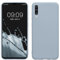 kwmobile Hülle kompatibel mit Samsung Galaxy A70 Hülle - weiches TPU Silikon Case - Cover geeignet für kabelloses Laden - Hellblau matt