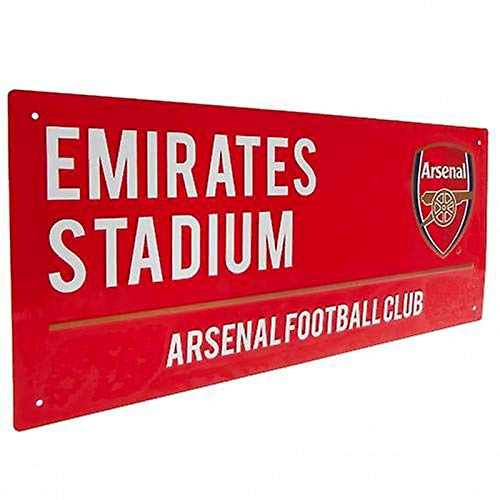 Arsenal FC Street Sign, Red, One Size
