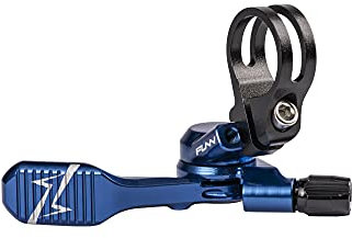 Funn UpDown CNC Fernbedienungshebel-Kit für Mountainbike-Teleskopsattelstütze, 4-Positionen-Montage, kompatibel mit externer und interner Sattelstützenverlegung (Blau)