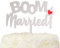 LOVENJOY Boom Married Cake Topper Hochzeit Tortenstecker Lustig Tortendeko, in Geschenkbox