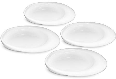 Dignity by Wade Scoop Plate - White - Pack of 4