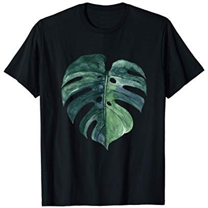 Piante Monstera Watercolor Piante Amore Casa Maglietta