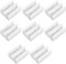 Angoily 8 Piezas Hardware De La Puerta Deslizante Guía Inferior De La Puerta Piezas De Herrajes Para Puertas De Ducha Guia Puerta Corredera El Plastico Bolsillo Decorar