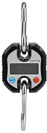 Kranwaage, WeiHeng Mini Tragbarer Kran LCD Digitaler Elektronischer Haken H?ngende Waage Schlaufenwaage H?ngende Angelwaage(Schwarz), K¨¹chenhelfer