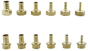 Connecteur de raccord 8-19 mm vers 3/4 femelle/mâle raccords de tuyau d'arrosage pour aquarium (couleur : blanc)