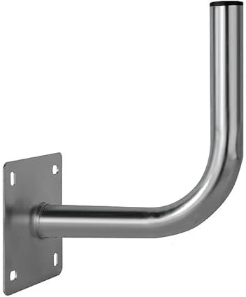 250mm SAT Holder Wall Bracket Antenna Mount Sat Galvanised Steel