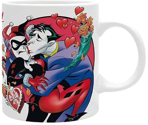 THE GOOD GIFT - Dc Comics Tazza Coppia HQ + JOKER CRAZY IN LOVE