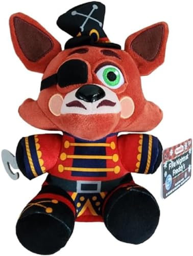 Funko Plush: Five Nights at Freddy's (FNAF) - Foxy Nutcracker - (CL 7) - Plüschtier - Geschenkidee Zum Geburtstag - Offizielle Handelswaren - Gefüllt Plüschtiere Für Kinder und Erwachsene