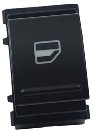 GEEANDLY Interrupteur de Lève Vitre Bouton électrique pour Fenêtre 7L6959855B Compatible avec Golf MK5 MK6 pour Passat Jatta B6