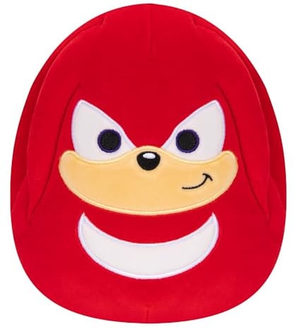 Squishmallows Original Sega Knuckles mittelgroßer ultraweicher Plüsch, 25,4 cm