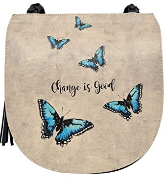 DOGO Ivy Bag - Change is Good - Vegane Damen Umhängetaschen - Handgefertigt Schultertaschen und Handtasche