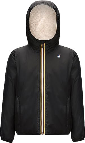 K-Way Giubbotto Ragazzi Le Vrai 3.0 Claude Orsetto Colore Nero Puro 10 Anni