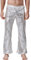 iEFiEL Herren Wetlook Schlaghose Lang Hosen 70er 80er Retro Tanzhosen Elastischer Bund Leggings Halloween Faschingskostüm Silber L