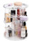 Lonian Transparenter Make-up-Organizer, Kosmetik-Vitrine mit 8 transparenten Fächern für Beauty-Accessoires, Lippenstift, Lipgloss, Pinsel, Flaschen und Schmuck (Drehender Make-up Organizer)