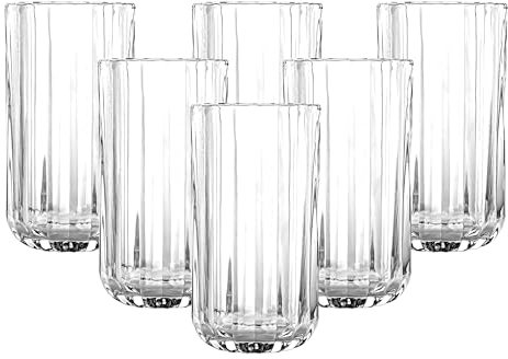 simpa Elegant Highball Glasses 350ml Set of 6