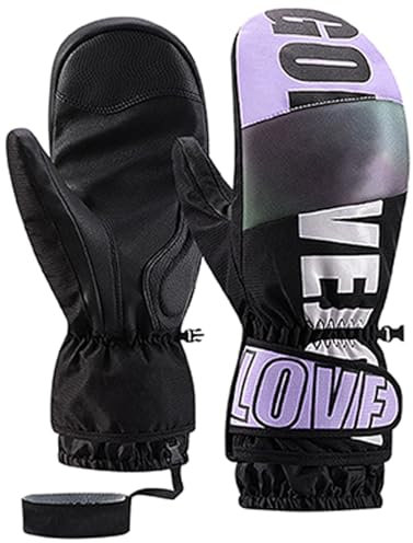 Herren Ski Thermal Heizbar Ski Beheizbare Beheizte Wärmehandschuhe Winter Handy Touch Handschuhe Herren Wasserdicht Handschuhe Mädchen Wärmefunktion Fahrrad Winter Winterhandschuhe Herren Handschuhe