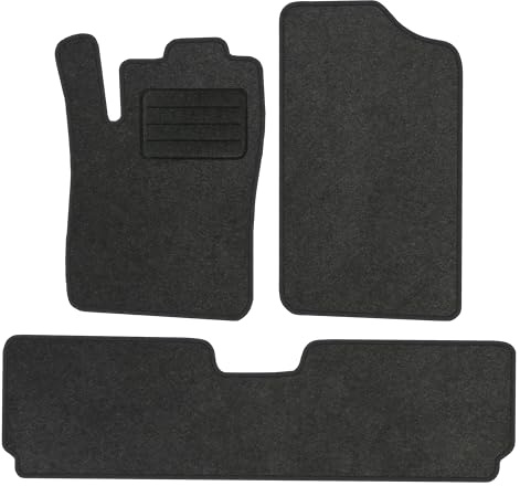 TEXER Alfombrillas textiles adaptadas para Citroën Xsara Picasso 1999 – 2010, antracita