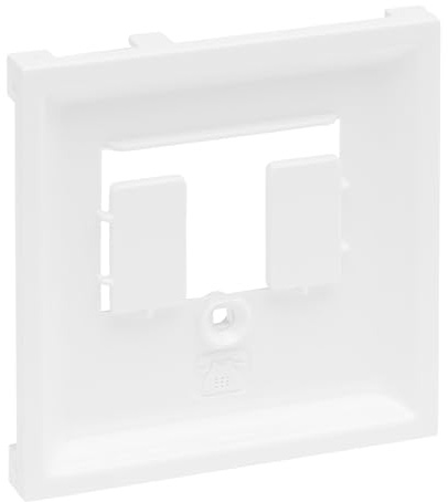 LEGRAND, SEANO Abdeckung für österreichische (TDO) und deutsche (TAE) Telefonanschlussdose, Farbe: Ultraweiß, 765155