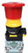 YGTMCMKY Not-Aus-Druckknopfschalter mit Fixierung, 22 mm, 10 A, FXB38, Pilzkopf, E-Stop, rote Tasten