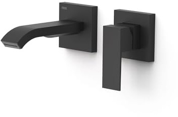 TRES 00630023NM CUADRO Pieza Vista para Cuerpo Empotrado De Lavabo Color Negro Mate
