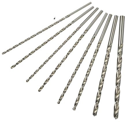 1 broca larga de 1 mm a 20 mm for metal, madera, plástico, broca helicoidal HSS (1/1,5/2/3/3,2/3,5/4/4,5/5/5,5/6/6,5/7/8/9/10/11/12/13/14/15/20 mm)(13x205mm 5pc)