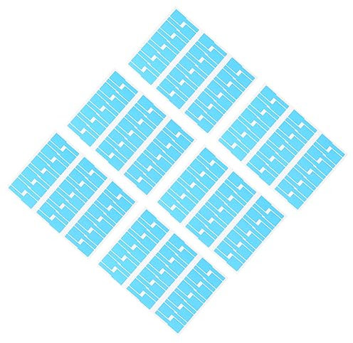 SEWACC 20piezas Etiquetas De Identificación Para Cables Etiquetas Autoadhesivas Para Cables De Ordenador Fácil Aplicación