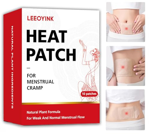 Wärmepflaster zur Linderung von Menstruationskrämpfen, 8 Stunden lang anhaltende Wärme, natürliches Artemisia-Kräuter-Heizkissen, diskret und hautfreundlich, unterstützt Gebärmutterkomfort, ideal für