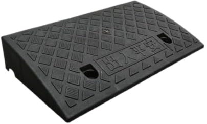 Bordsteinrampe aus Gummi, Schwellenrampe, Höhe 5 – 13 cm, Bordsteinrampe für Bürgersteige, Autos, LKW, Zugang, Fahrräder, Motorräder, Hunde, Rollstühle