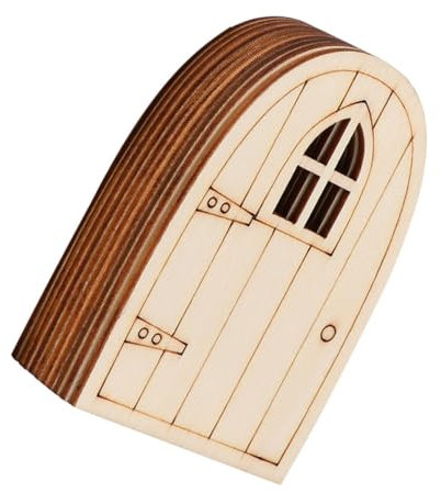 BESPORTBLE Kleiner Holz Feentüren 10 Stück Umweltfreundlich Langlebig Gartendekoration Sukkulenten Deko Für Garten Und Zuhause