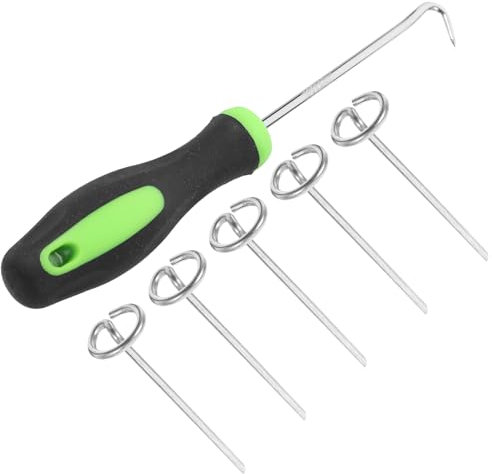 BESPORTBLE Rundkopf-gartennägel Aus Für Garten-heftklammern Zum Befestigen Von Vlies Vielseitige Ankerstifte Für Außenbereich Und Garten