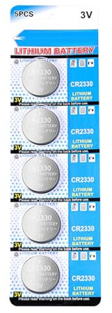 Pile bouton CR2330 3 V au lithium CR2330 - Durabilité - Fiabilité - Énergie pour télécommandes de voiture et petits appareils
