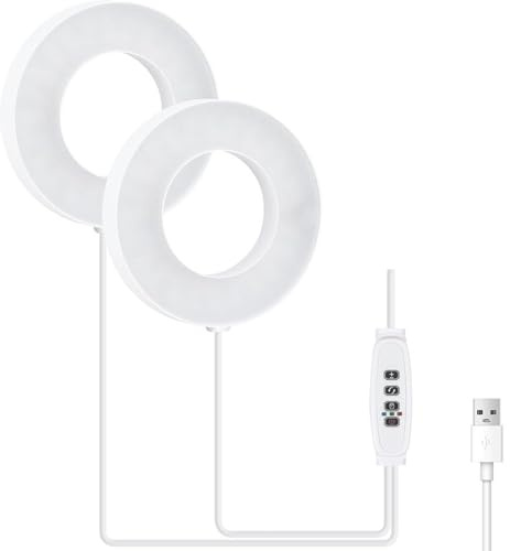 YIXANNX Hydrokultur System Pflanzenlampe, LED Wachstumslicht für Sukkulenten, Blumen, dimmbares Pflanzenlicht für Sämlinge, Lichter, Gemüse, B, Weißes warmes Licht