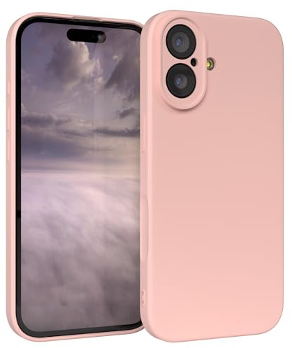 EAZY CASE - Silikonhülle für iPhone 17 Hülle Silikon Case Rosa weich stoßfeste Handyhülle Schutzhülle mit Kameraschutz Dünn Premium Schutz Cover TPU Phone Bumper in Pastell Altrosa Matt