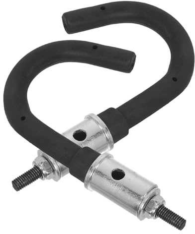 BIUDECO Lot de 2 Crochets pour Échelle Télescopique Stabilisateurs Réglables Diamètre 28-32 MM Supports Robustes pour Fixation Murale et Rangement en Intérieur et Extérieur