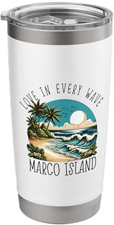 Love in Every Wave - Marco Island Stainless Steel Insulated Tumbler