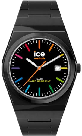 ICE-WATCH - Ice Power PW1 Black Chromatic - Schwarze Herrenuhr mit Silikonarmband - 025768 (41mm)