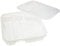 Rotho Geometric Geschirrabtropfer mit Abtropfschale, Kunststoff (PP) BPA-frei, transparent, (39,5 x 39,5 x 8,0 cm)