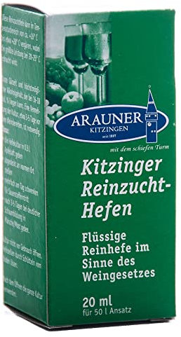 Arauner Kitzinger Reinzucht-Hefen Bordeaux, Art. 0013, für 50 Liter