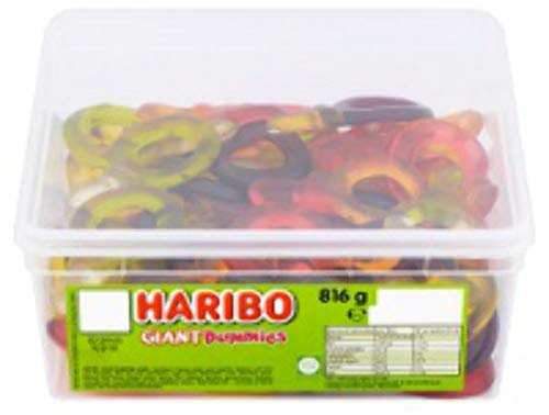 Haribo Giant Suckers 0.01oz, 60 Pieces Per Tub