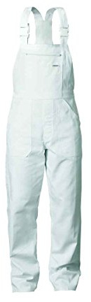 LORCH LATZHOSE WEISS CRAFTLAND 100% BW CA. 290GR/M2 Gr. - 56 - 2242