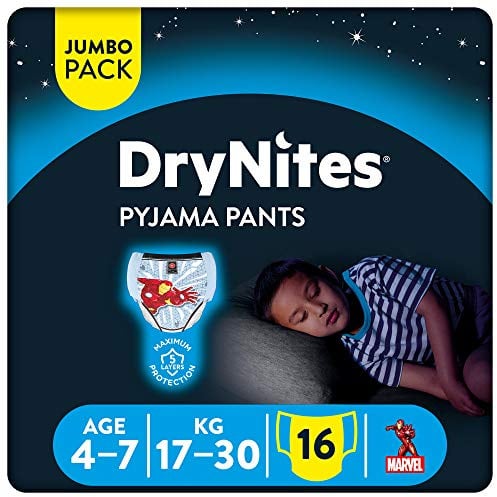 HUGGIES DryNites f.Jungen 4-7 Jahre 16 St
