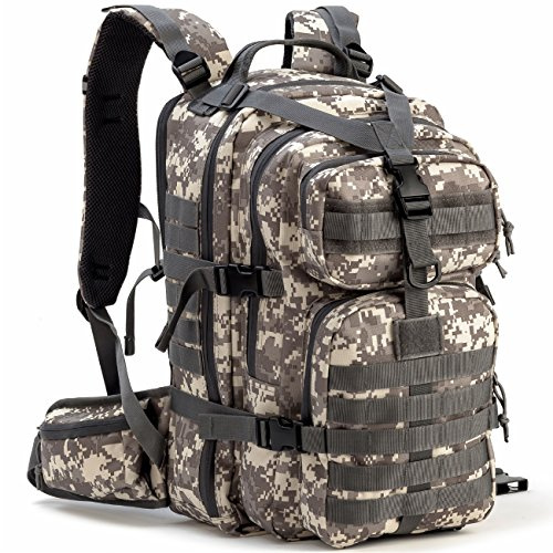 Gelindo Unisex-Erwachsene Militärrucksack Militär-Rucksack, 35 l, Camouflage, 35L