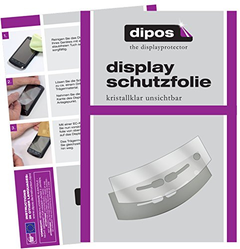 dipos 2x Displayschutzfolie klar für Jura Impressa J5 + J7 Tropfblech