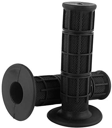 Motorrad Griffgummi, Qiilu Motorradgriffe 22mm/25MM, Universal Silikon Motorrad Lenker Griffe Neu(Swarchz)