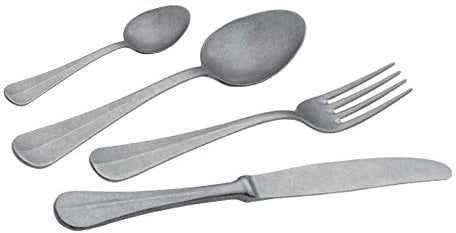 EME POSATERIE Set di Posate 24 Pezzi in Acciaio Inox 18/10 MOD. Royal retrò