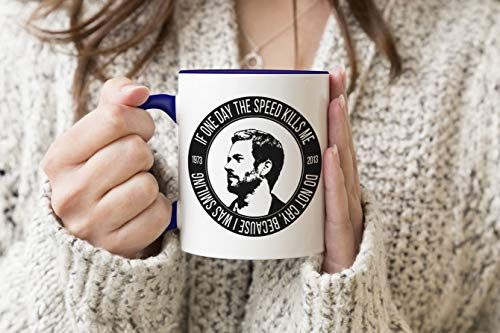 Fast And Furious Paul Walker Blue Handle Mug Coffee Tea Mug 312ml Cup